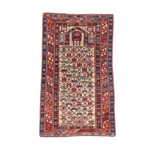 Antique Caucasian Marasali Shirvan Rug 3'X 4'7'' #9760