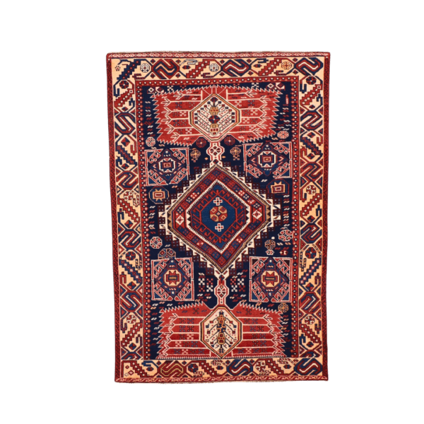 Caucasian Karagashli Shirvan Rug 3'7" x 5'4" #9820
